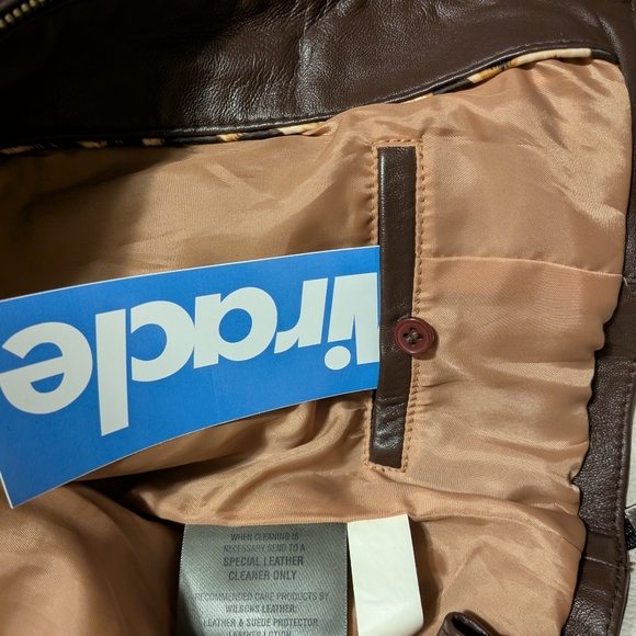 Wilson's Leather Women's Small Brown Jacket - Picture 9 of 9